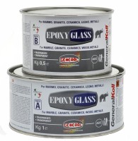 Эпоксидный клей GENERAL EPOXY GLASS SOLID 1,5 кг, прозрачно-молочный