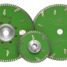Алмазные диски на УШМ (болгарку) Solar 230 мм с фланцем