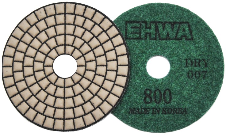 Черепашки алмазные EHWA (ИХВА) 007 (800) для сухой полировки