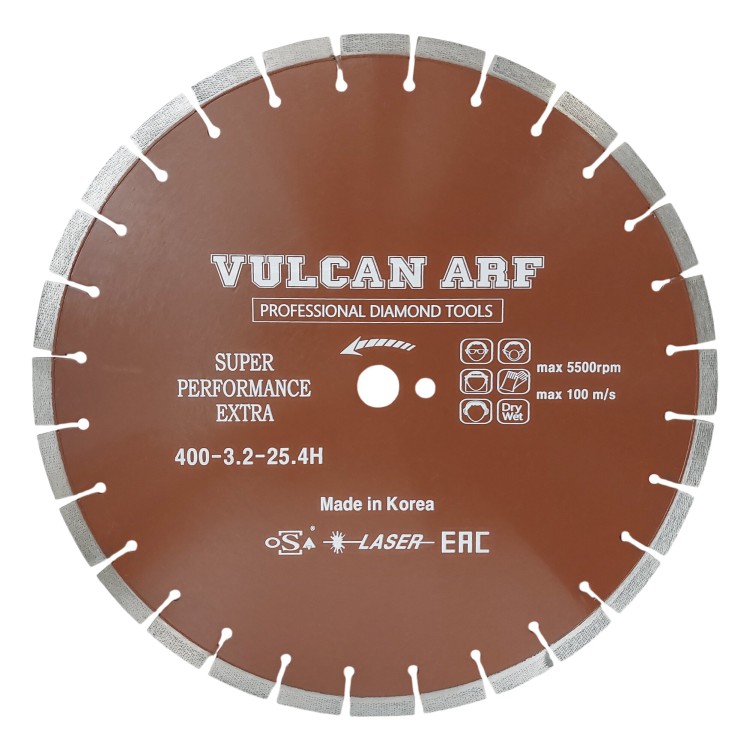 Алмазный диск по асфальту, бетону Vulcan ARF 400