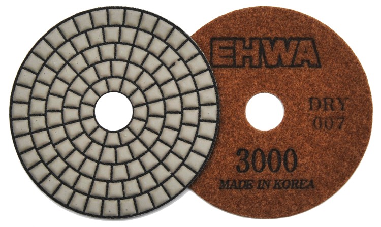 Черепашки алмазные EHWA (ИХВА) 007 (3000) для сухой полировки
