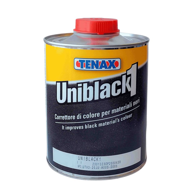 Uniblack1 TENAX пропитка корректор цвета черных камней 1 л