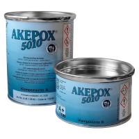 Клей эпоксидный Akepox 5010 AKEMI 1 кг (А 0,67кг+ В 0,33кг), прозрачно-молочный