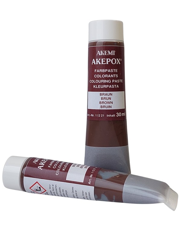 Краситель для клея эпоксидного (коричневый) AKEMI AKEPOX 30 мл