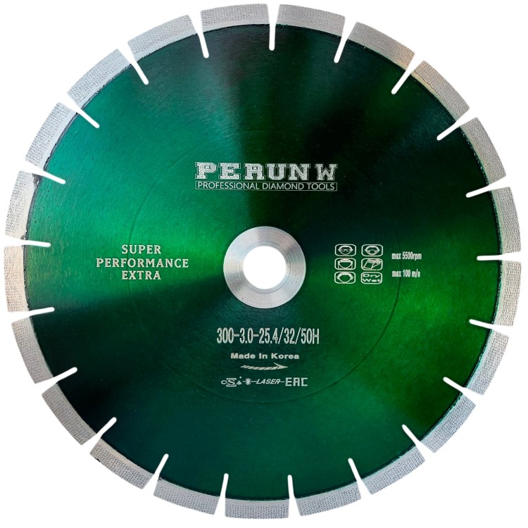 Диск алмазный PERUN (ПЕРУН) W 300 (граниту)