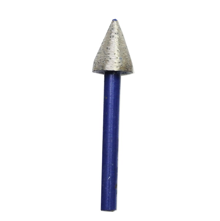 Фреза для резьбы по камню КОНУС средний D15 мм H20 мм
